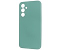 BAOHU Fashion Backcover Telefoonhoesje - Color Hoesje - Geschikt voor de Samsung Galaxy A14 5G - Donker Groen
