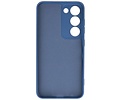 Fashion Backcover Telefoonhoesje - Color Hoesje - Geschikt voor de Samsung Galaxy S23 - Navy