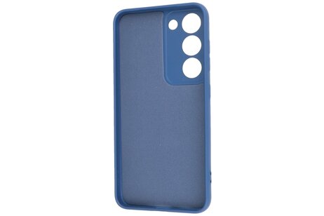 BAOHU Fashion Backcover Telefoonhoesje - Color Hoesje - Geschikt voor de Samsung Galaxy S23 - Navy
