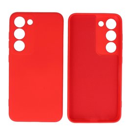 BAOHU Samsung Galaxy S23 Hoesje Fashion Backcover Telefoonhoesje Rood