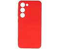 Fashion Backcover Telefoonhoesje - Color Hoesje - Geschikt voor de Samsung Galaxy S23 - Rood