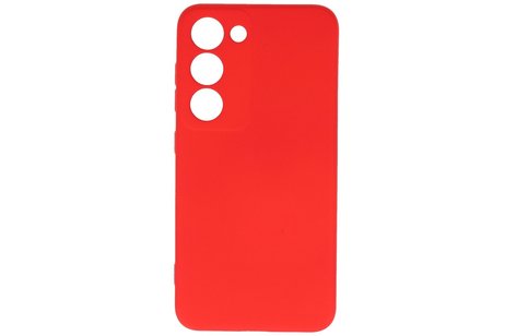 Fashion Backcover Telefoonhoesje - Color Hoesje - Geschikt voor de Samsung Galaxy S23 - Rood