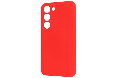 BAOHU Fashion Backcover Telefoonhoesje - Color Hoesje - Geschikt voor de Samsung Galaxy S23 - Rood