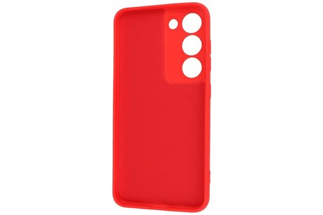 Fashion Backcover Telefoonhoesje - Color Hoesje - Geschikt voor de Samsung Galaxy S23 - Rood