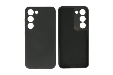 BAOHU Fashion Backcover Telefoonhoesje - Color Hoesje - Geschikt voor de Samsung Galaxy S23 Plus - Zwart