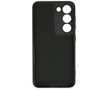 Fashion Backcover Telefoonhoesje - Color Hoesje - Geschikt voor de Samsung Galaxy S23 Plus - Zwart