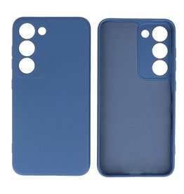 BAOHU Samsung Galaxy S23 Plus Hoesje Fashion Backcover Telefoonhoesje Navy