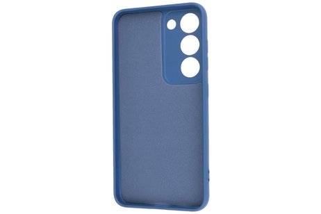 Fashion Backcover Telefoonhoesje - Color Hoesje - Geschikt voor de Samsung Galaxy S23 Plus - Navy