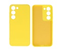 BAOHU Fashion Backcover Telefoonhoesje - Color Hoesje - Geschikt voor de Samsung Galaxy S23 Plus - Geel