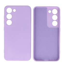 Samsung Galaxy S23 Plus Hoesje Fashion Backcover Telefoonhoesje Paars