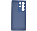 BAOHU Fashion Backcover Telefoonhoesje - Color Hoesje - Geschikt voor de Samsung Galaxy S23 ULtra - Navy