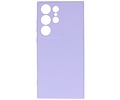 BAOHU Fashion Backcover Telefoonhoesje - Color Hoesje - Geschikt voor de Samsung Galaxy S23 ULtra - Paars