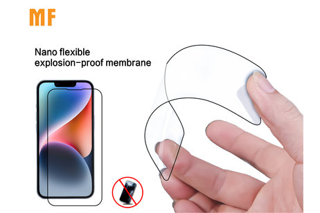 Screenprotector - Beschermglas - Full Tempered Glass - Geschikt voor iPhone 6 Plus - 7 Plus - 8 Plus