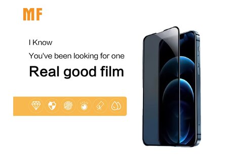 BAOHU Privacy Screenprotector - Beschermglas - Full Tempered Glass - Geschikt voor iPhone X - Xs - 11 Pro