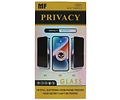 Privacy Screenprotector - Beschermglas - Full Tempered Glass - Geschikt voor iPhone X - Xs - 11 Pro