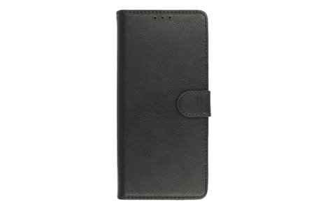 Zakelijke Book Case Telefoonhoesje - Portemonnee Hoesje - Geschikt voor de Samsung Galaxy S23 Ultra - Zwart