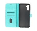 Zakelijke Book Case Telefoonhoesje - Portemonnee Hoesje - Geschikt voor de Samsung Galaxy A14 5G - Groen