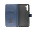 Zakelijke Book Case Telefoonhoesje - Portemonnee Hoesje - Geschikt voor de Samsung Galaxy A14 5G - Navy