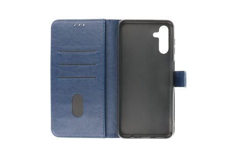BAOHU Zakelijke Book Case Telefoonhoesje - Portemonnee Hoesje - Geschikt voor de Samsung Galaxy A14 5G - Navy