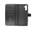 BAOHU Zakelijke Book Case Telefoonhoesje - Portemonnee Hoesje - Geschikt voor de Samsung Galaxy A14 5G - Zwart