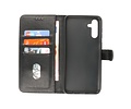 BAOHU Zakelijke Book Case Telefoonhoesje - Portemonnee Hoesje - Geschikt voor de Samsung Galaxy A54 5G - Zwart