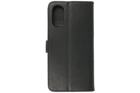 BAOHU Zakelijke Book Case Telefoonhoesje - Portemonnee Hoesje - Geschikt voor de Oppo A78 - Zwart