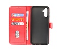 BAOHU Zakelijke Book Case Telefoonhoesje - Portemonnee Hoesje - Geschikt voor de Samsung Galaxy A24 4G - Rood