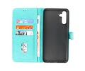BAOHU Zakelijke Book Case Telefoonhoesje - Portemonnee Hoesje - Geschikt voor de Samsung Galaxy A24 4G - Groen
