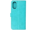 BAOHU Zakelijke Book Case Telefoonhoesje - Portemonnee Hoesje - Geschikt voor de Oppo A78 - Groen