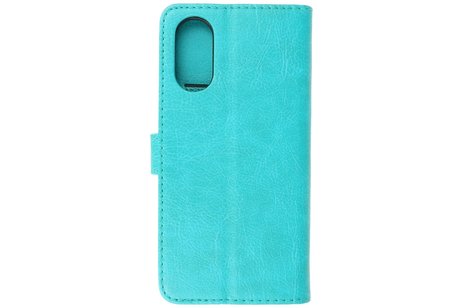 BAOHU Zakelijke Book Case Telefoonhoesje - Portemonnee Hoesje - Geschikt voor de Oppo A78 - Groen