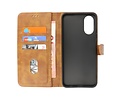 BAOHU Zakelijke Book Case Telefoonhoesje - Portemonnee Hoesje - Geschikt voor de Oppo A78 - Bruin
