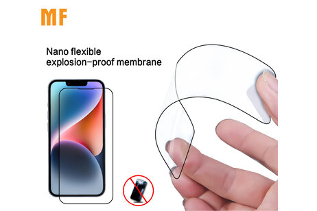 BAOHU MF Ful Tempered Glass - Geschikt voor Samsung Galaxy S23 Plus