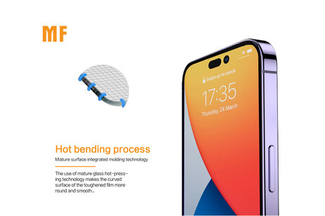 Screenprotector - Beschermglas - Full Tempered Glass voor de Samsung Galaxy A54