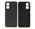 BAOHU Fashion Backcover Telefoonhoesje - Color Hoesje - Geschikt voor de Oppo A78 - Zwart