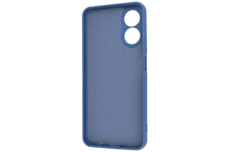 BAOHU Fashion Backcover Telefoonhoesje - Color Hoesje - Geschikt voor de Oppo A78 - Navy