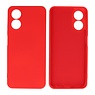 Oppo A78 Hoesje Fashion Backcover Telefoonhoesje Rood