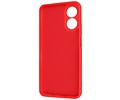 Fashion Backcover Telefoonhoesje - Color Hoesje - Geschikt voor de Oppo A78 - Rood