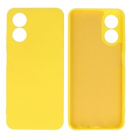 BAOHU Oppo A78 Hoesje Fashion Backcover Telefoonhoesje Geel