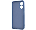 BAOHU Fashion Backcover Telefoonhoesje - Color Hoesje - Geschikt voor de Oppo Reno 8T 4G - Navy