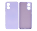 BAOHU Fashion Backcover Telefoonhoesje - Color Hoesje - Geschikt voor de Oppo Reno 8T 4G - Paars