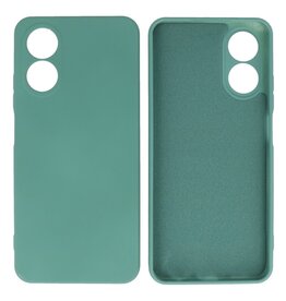 BAOHU Oppo Reno 8T 4G Hoesje Fashion Backcover Telefoonhoesje Donker Groen