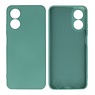 BAOHU Oppo Reno 8T 4G Hoesje Fashion Backcover Telefoonhoesje Donker Groen