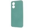 BAOHU Fashion Backcover Telefoonhoesje - Color Hoesje - Geschikt voor de Oppo Reno 8T 4G - Donker Groen