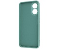 BAOHU Fashion Backcover Telefoonhoesje - Color Hoesje - Geschikt voor de Oppo Reno 8T 4G - Donker Groen