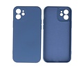 Fashion Backcover Telefoonhoesje - Color Hoesje - Geschikt voor de iPhone 12 - Navy