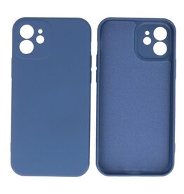 iPhone 12 Hoesje Fashion Backcover Telefoonhoesje Navy