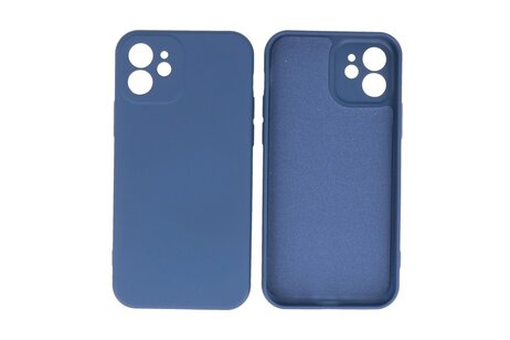 Fashion Backcover Telefoonhoesje - Color Hoesje - Geschikt voor de iPhone 12 - Navy