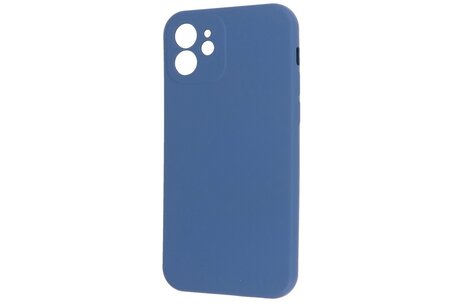 Fashion Backcover Telefoonhoesje - Color Hoesje - Geschikt voor de iPhone 12 - Navy