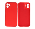 Fashion Backcover Telefoonhoesje - Color Hoesje - Geschikt voor de iPhone 12 - Rood