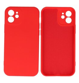 BAOHU iPhone 12 Hoesje Fashion Backcover Telefoonhoesje Rood